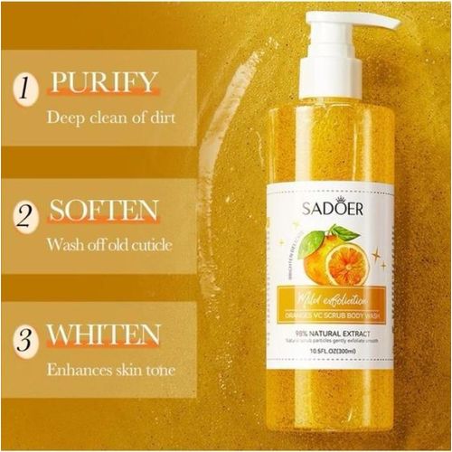 product_image_name-SADOER- Natural Extract Mild Exfoliation Orange VC Scrub Body Shower Gel Wash -1