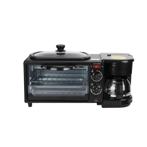 product_image_name-Generic-3 in 1 Breakfast Maker With Toast Oven - Black-3
