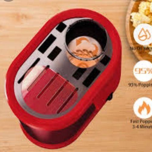 product_image_name-Generic-Hot Air Electric Popcorn Maker Machine - Red.-2
