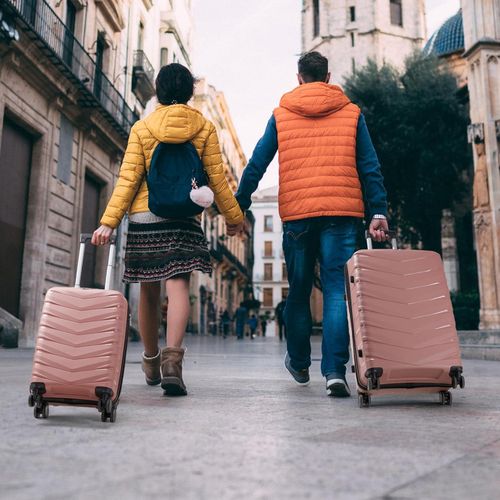 product_image_name-Generic-20 Inch 1 Piece Of Luggage Set, PP Hard Shell Suitcase with Spinner Wheels & TSA Lock, Lightweight Carry on Suitcase Set Carry-on Checked Bag.-6