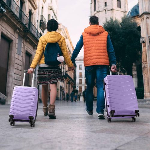 product_image_name-Generic-20 Inch 1 Piece Of Luggage Set, PP Hard Shell Suitcase with Spinner Wheels & TSA Lock, Lightweight Carry on Suitcase Set Carry-on Checked Bag.-7