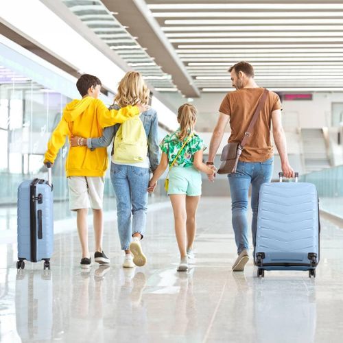 product_image_name-Generic-20 Inch 1 Piece Of Luggage Set, PP Hard Shell Suitcase with Spinner Wheels & TSA Lock, Lightweight Carry on Suitcase Set Carry-on Checked Bag.-8