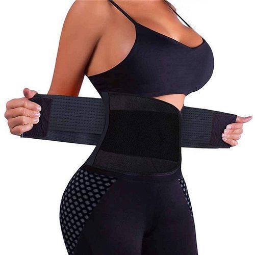 Shop Waist Trainer Belt Waist Cincher Trimmer Sport Girdle Belt Black Jumia Uganda