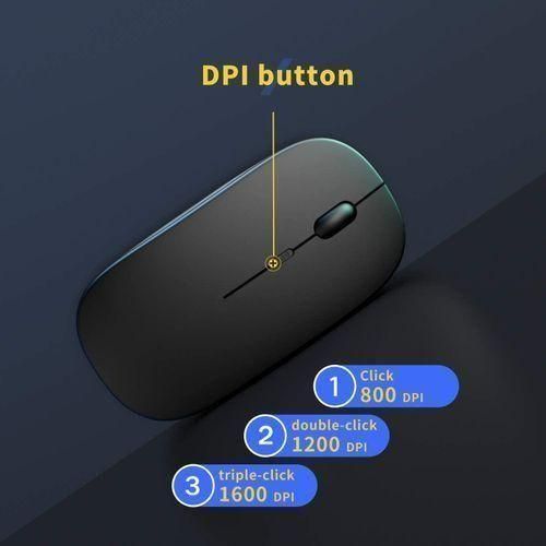 product_image_name-Original-Wireless Mouse for Laptop 2.4G Slim Rechargeable Mice with USB Receiver-3