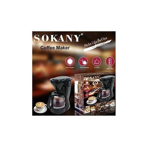 product_image_name-Sokany-Coffee Maker Machine 1.5 Litres Coffee Maker 12 Cups - Black-4