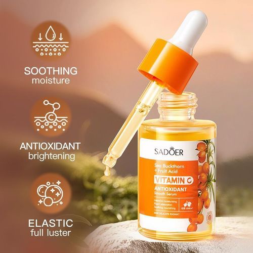 product_image_name-SADOER-Vitamin C Smooth Serum, Vitamin C AntiOxidant Sea Buckthorn Vitamin C Serum + Fruit Acid -1