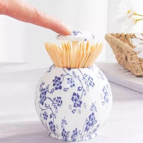 product_image_name-Generic-Automatic Multi-Design Egg Plastic Toothpick Holder Dispenser bottle, Multi-Colours.-8