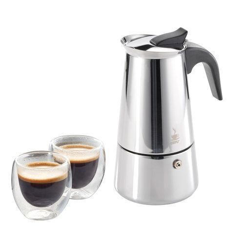product_image_name-Generic-Espresso Maker Emilio For 6 Cups, Stainless Steel- Silver.-1