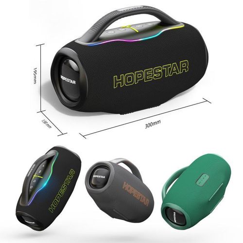product_image_name-Generic-H87 Hopestar Party Speaker With Tws Function For Pairing To Other Speakers Bluetooth Aux USB And Mm  Card Inputs Powerful Speaker With Extra Bass - Multicolor-4