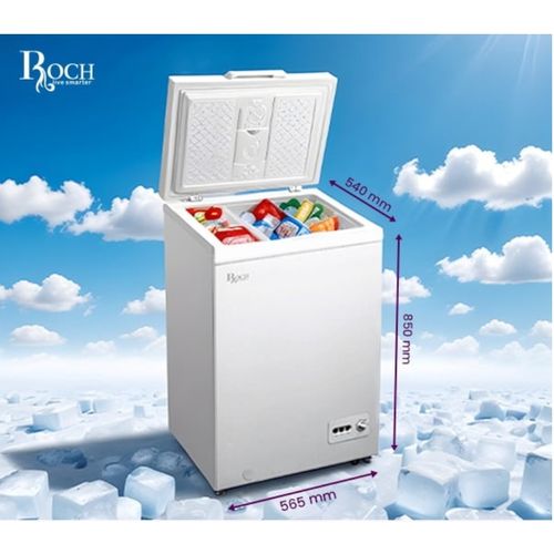 product_image_name-Roch-130 Litres Defrost Deep / Chest Freezer RCF-125G-E - Grey.-3