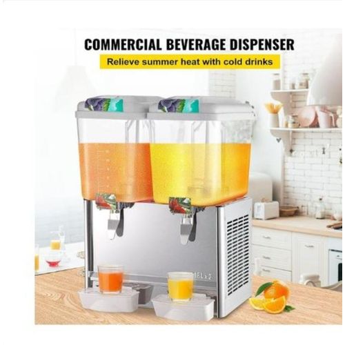 product_image_name-Generic-Electric 18*2 Litres'' 2 Tap Juice Dispenser - White-2