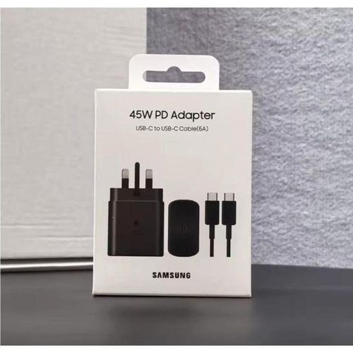 product_image_name-Samsung- 45W Super Fast Charger - USB Type-C Power Adapter Ultra-Fast Charging For Galaxy S, A & Note Series Travel Ready , Durable Original Quality - Black-3
