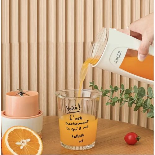 product_image_name-Generic-Citrus Rechargable Hand Juice Blender For Home Use Efficient Juice Making - Color ~White.-3
