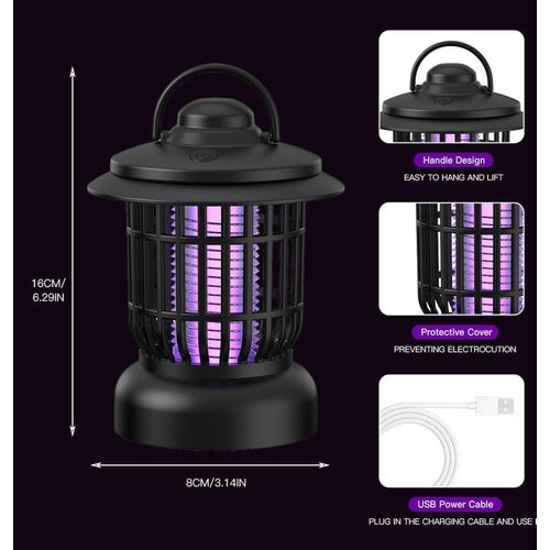 product_image_name-Mythco-2-in-1 Electric Mosquito Killer Lamp & LED Night Light USB Rechargeable UV Insect Light Safe Indoor/Outdoor for Home, Garden, Camping-6