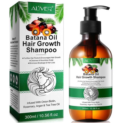 product_image_name-Aliver-Batana Oil Hair Growth Shampoo and Conditioner Set, Herbal Thicker Fuller Hair with Rosemary, Argan Oil & Onion Biotin - 2*300mls-2