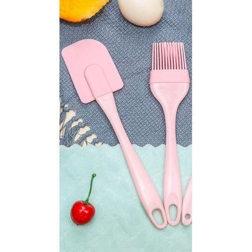 product_image_name-Generic-Silicone Cream Spatula & Oil Brush Set, Pink.-1