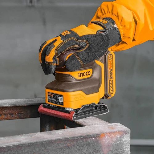 product_image_name-INGCO- 20V Cordless 1/4 Sheet Sander 12000RPM Electic Orbital Sander with 1Pcs 2.0Ah Battery and 1Pcs Charger CSHSLI20141-3