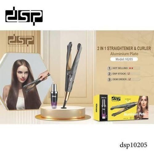 product_image_name-Generic-Electric Hair Straightener For Curling And Straightening Hair Real Fast While Giving It Volume - Multicolor-4