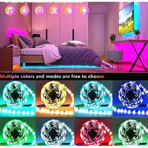 product_image_name-Generix-RGB LED LIGHT STRIP FLEXIBLE RIBBON 5M -2