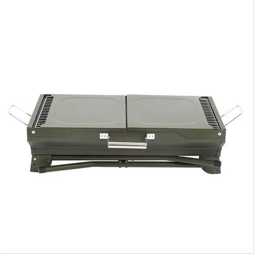 product_image_name-Generic-Portable Foldable Charcoal Bbq Grill- Green -2