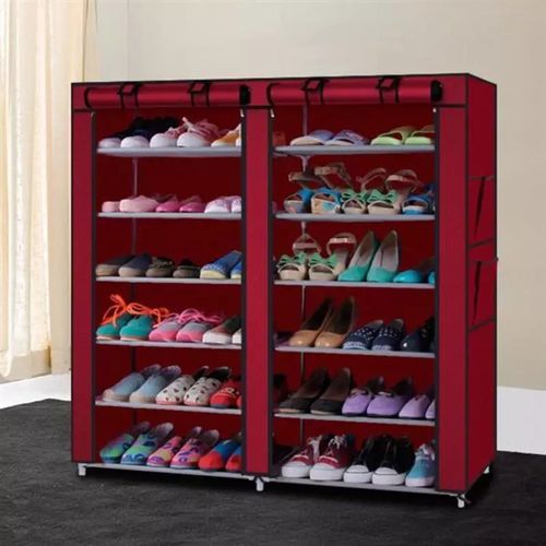 Shop Shoe Rack 12 Layers - Maroon | Jumia Uganda