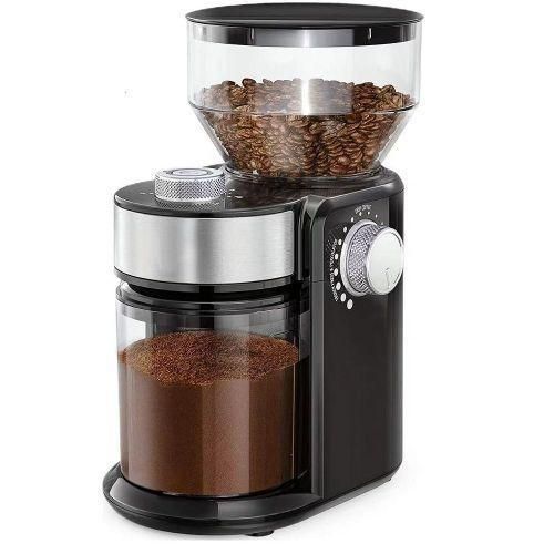 product_image_name-Generic-Electric Coffee Grinder 2.0, Adjustable Burr Mill with 16 Precise Grind Setting for 2-14 Cup, Black-1