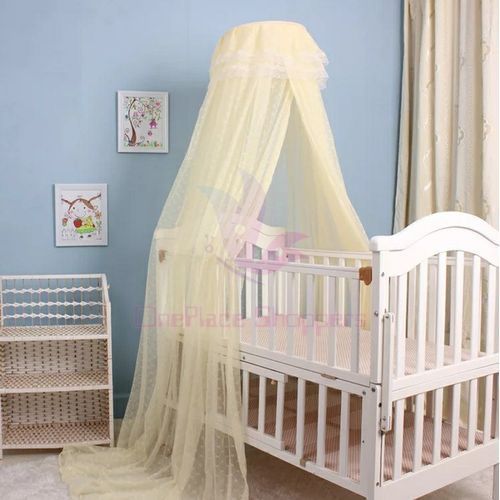 Shop Baby Cot Mosquito Net With Stand Cream Jumia Uganda