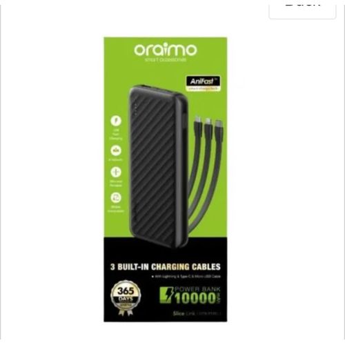 product_image_name-Oraimo- SLICE LINK 10,000mAh 12W POWER BANK, OPB-P5101-1