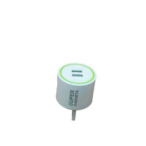 product_image_name-Generic-2 in 1  Fast Charger+ Micro USB Data Cable - White-2