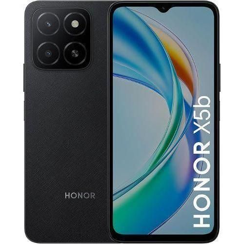 product_image_name-Honor-X5B Plus 6.56'' - 128GB ROM + 4GB RAM - 5200mAh - Android 14 - Dual SIM - Black-1