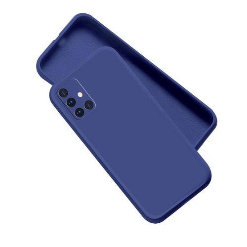 product_image_name-Generic-Silicone Soft Back Cover Case for Samsung Galaxy A51 (Blue)-1