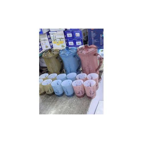 product_image_name-Generic-Genetic Beautiful jugs with 4 cups blue-1