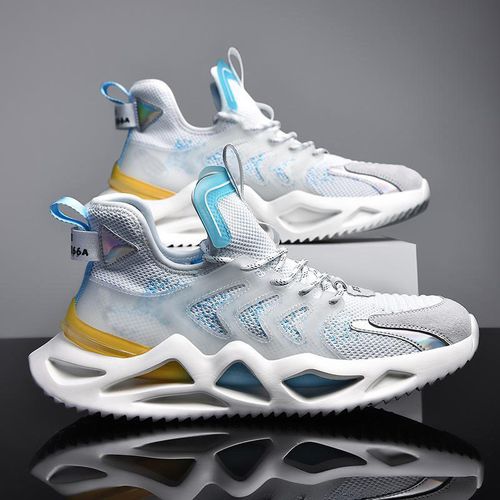 Shop Men Breathable Sneakers Casual Shoes White Jumia Uganda
