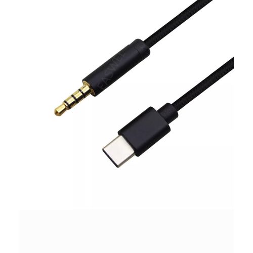 product_image_name-Generic-USB  Type-C to 3.5mm Earphone Braided Car Stereo AUX Audio Cable Cord Adapter-3