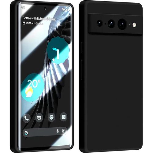 product_image_name-Generic-Google Pixel 7 Pro Case,UpgradedShockproof Liquid Silicone Phone Case for Google Pixel 7 Pro. (Black)-1