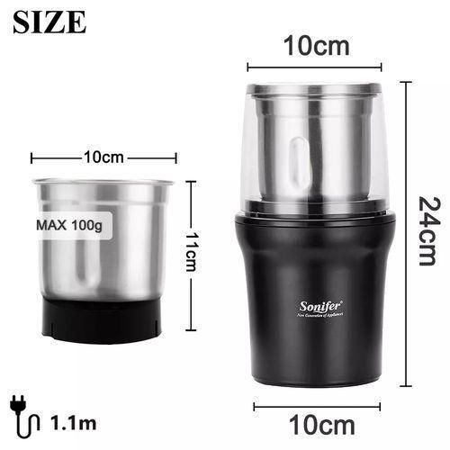 product_image_name-Sonifer-Detachable Electric Herbs, Nuts, Coffee Grinder Maker Machine, Black.-4