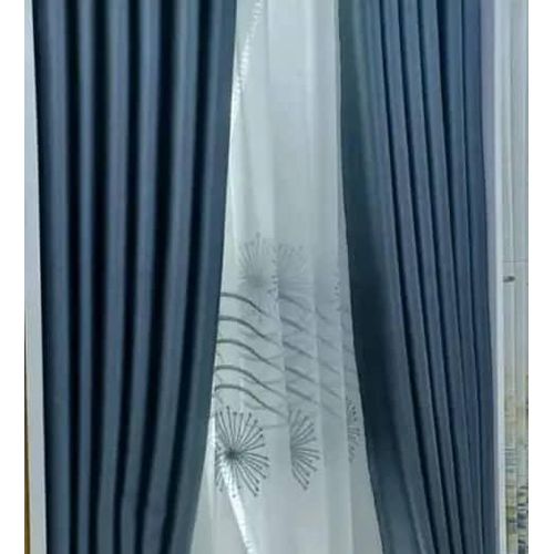 product_image_name-Generic-1.5 Metres (1 piece) Gray for a patio sliding door and window Curtains.-1