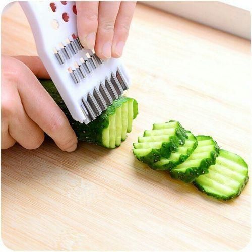 product_image_name-Generic-5 In 1 Vegetable Slicer Stainless - Color Of Plastic Varies-3