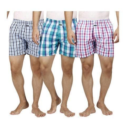 product_image_name-Fashion-5 Pack Of Men's Cotton  Boxers - Multicolor-3