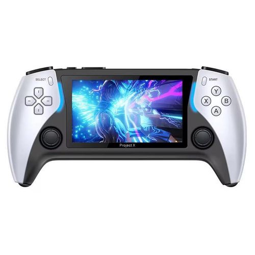 product_image_name-Generic-Project X 4.3 Inch HD IPS Screen Handheld Video Game Console For PS1 GBA FC GBC - White-2
