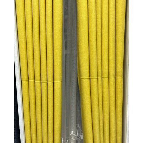 product_image_name-Generic-3 Metres (2pcs) A pair of yellow for a patio sliding door and window Curtains.-1
