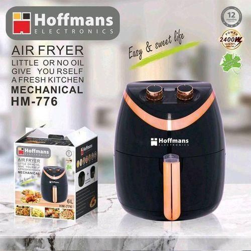 product_image_name-Hoffmans-6L Air Fryer Mechanical HM-776 - Black -1