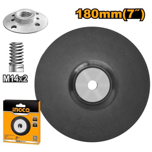 product_image_name-INGCO-APP0201801 - Polishing Pad With Flange - Orange-1