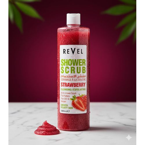 product_image_name-Generic-REVEL Shower Scrub - Strawberry Cleansing & Exfoliating-1