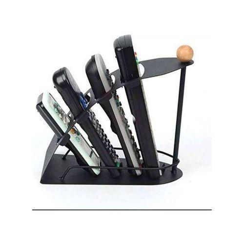 product_image_name-Generic-Remote Control Organizer, Storage Rack Holder Stand- Black-3