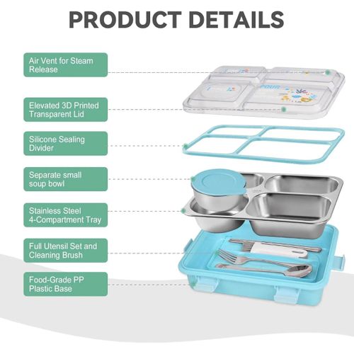 product_image_name-Binun-4compartment stainless steel bento lunch box features four compartments and includes a utensil set with a cleaning brush-3