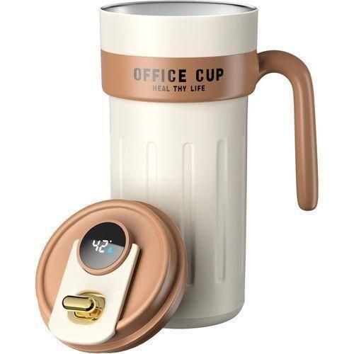 product_image_name-Generic-Coffee Travel Mug with Touch Screen Digital Temperature Display - Multicolor-1
