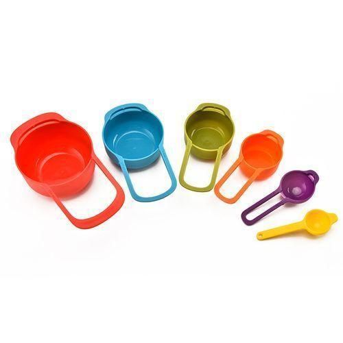 product_image_name-Generic-6pcs Kitchen Measuring Spoons - Multicolour-2