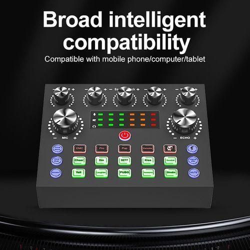 product_image_name-Generic-Professional Live Broadcast Sound Card & Audio Mixer Console - Multicolor-1