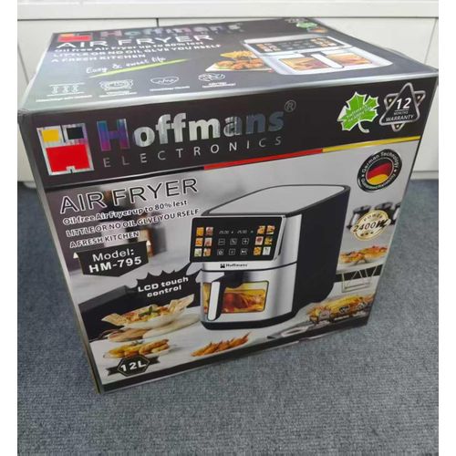 product_image_name-Hoffmans-HM-795.   12L Air Fryer, LCD touch control panel-1